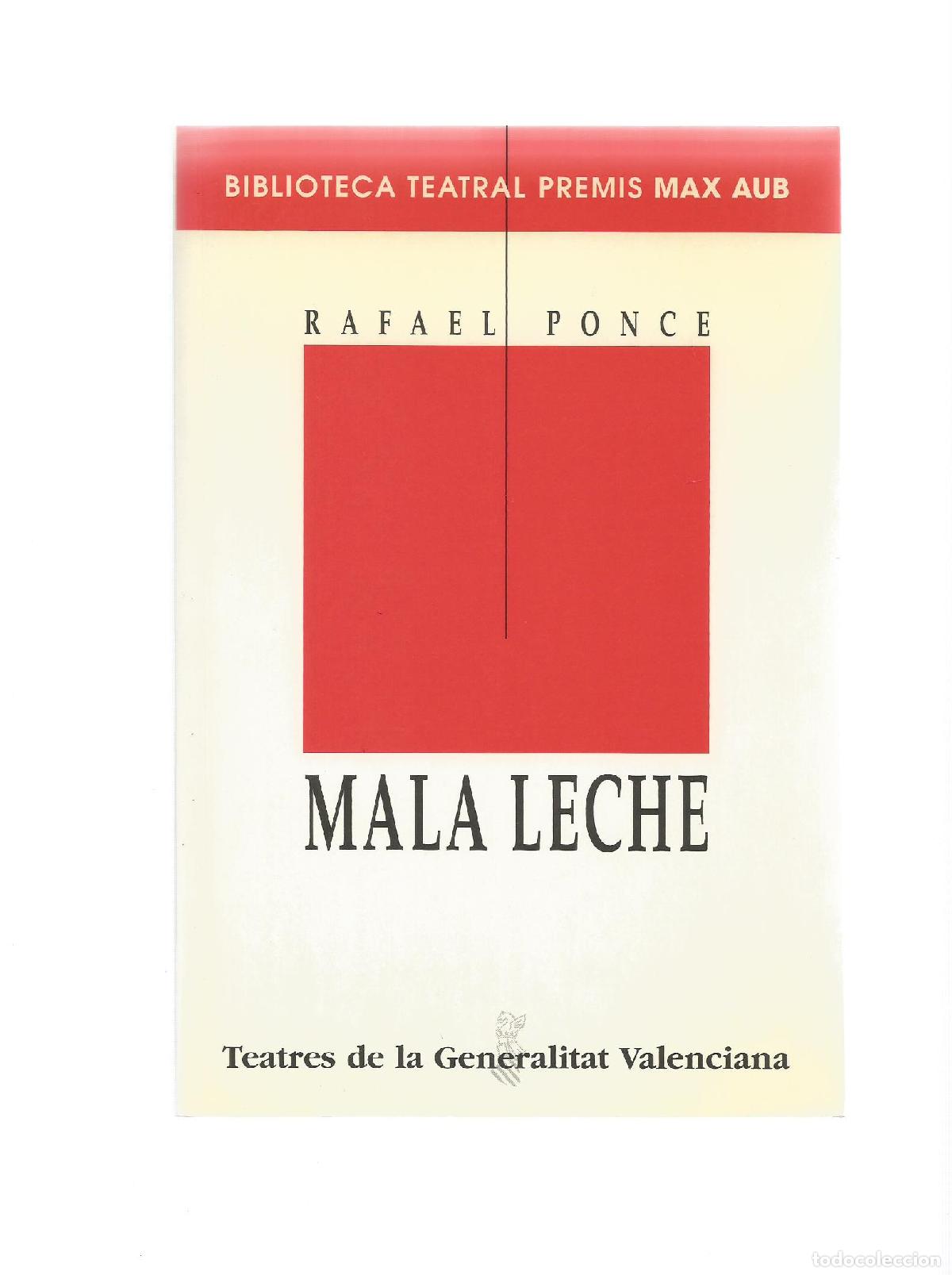 Libros: Mala leche. - PONCE, Rafael: - Foto 1