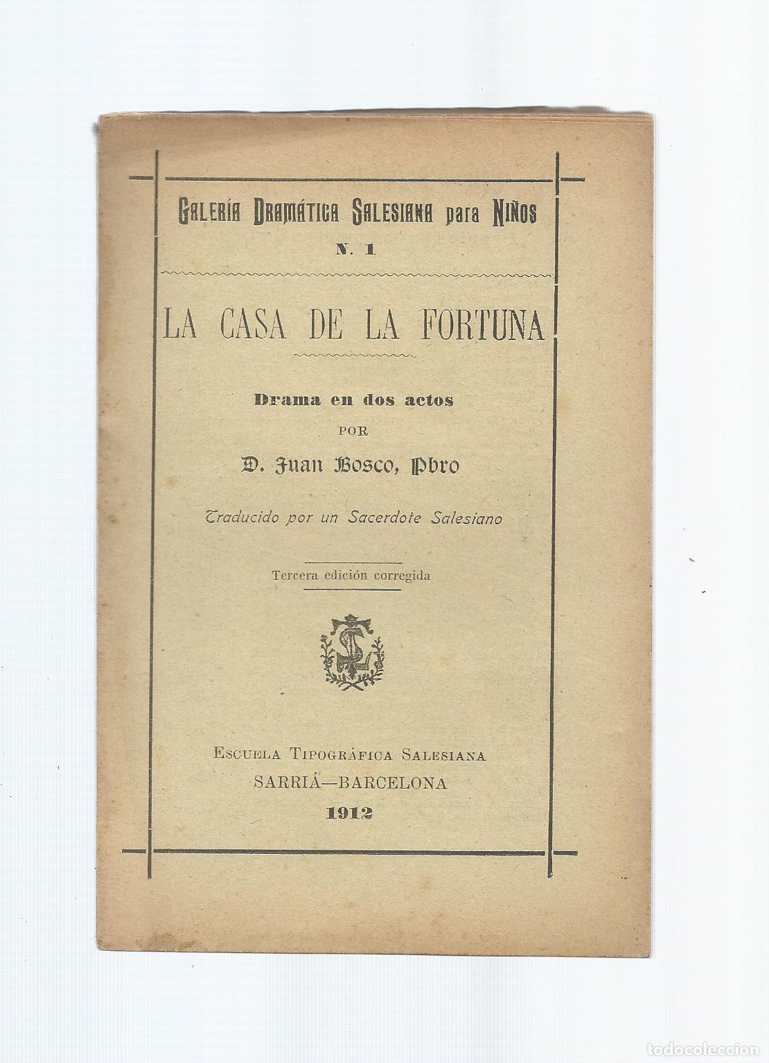 Libros: La casa de la fortuna. - BOSCO, Juan: - Foto 1