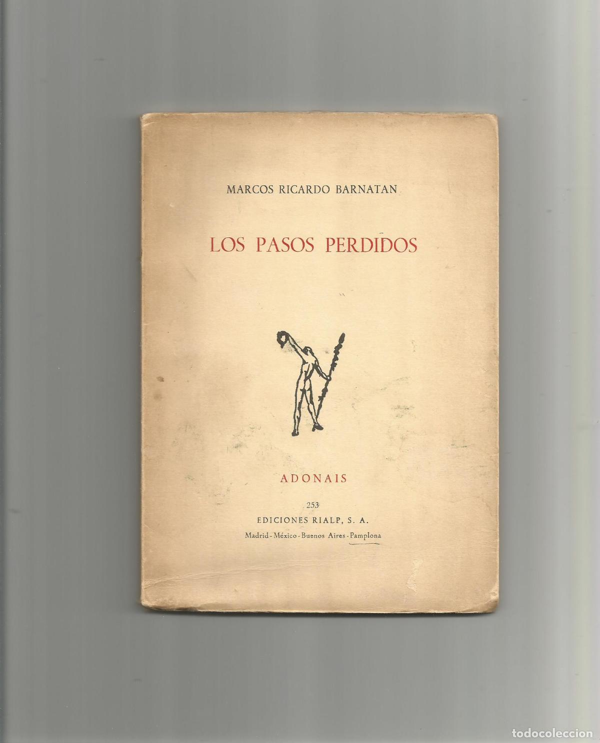 Libros: Los pasos perdidos. - BARNAT&Aacute;N, Marcos Ricardo: - Foto 1