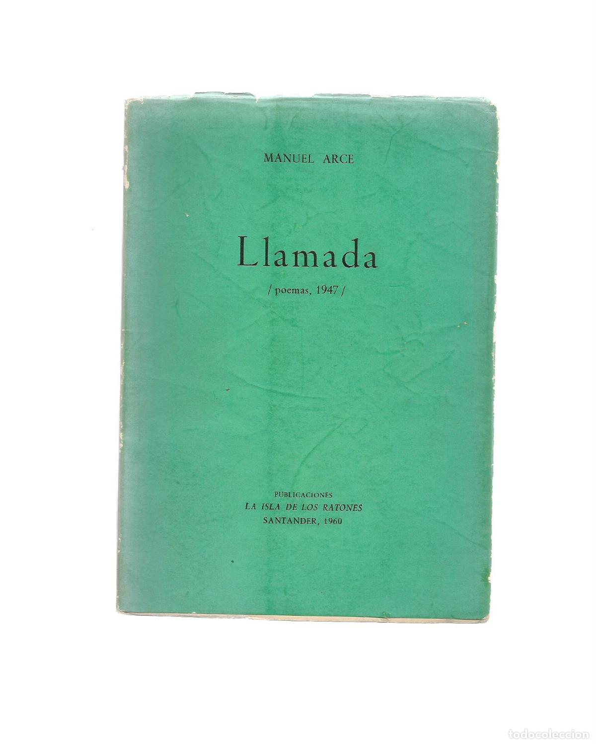 Libros: Llamada. Poemas 1947. - ARCE, Manuel: - Foto 1
