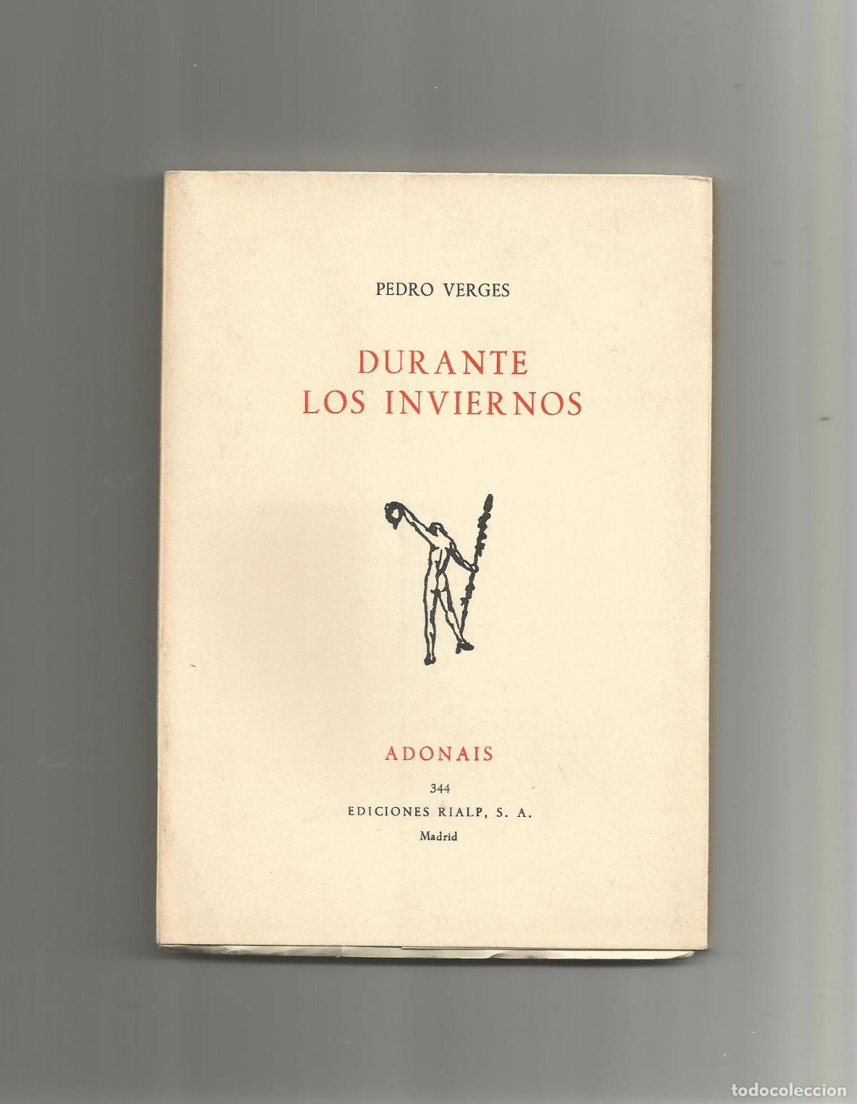 Libros: Durante los inviernos. - VERGES, Pedro: