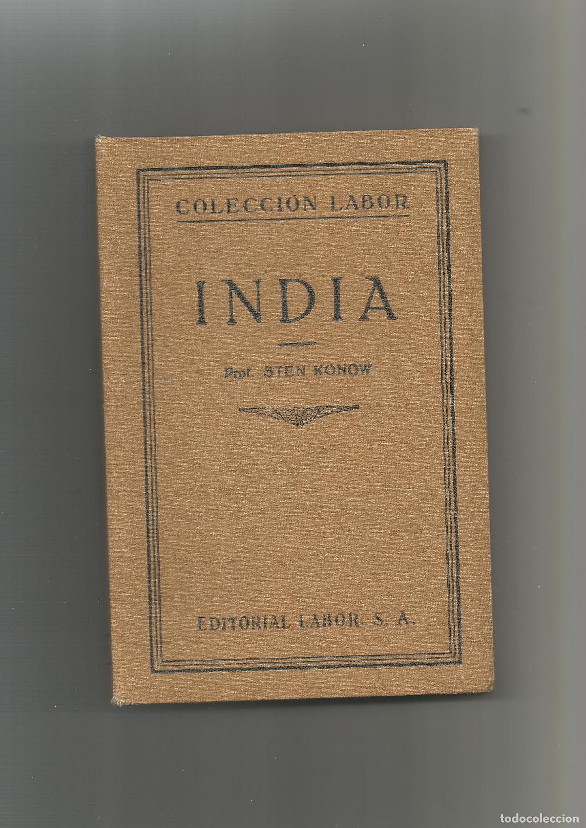 Libros: India. - KONOW, Sten: - Foto 1
