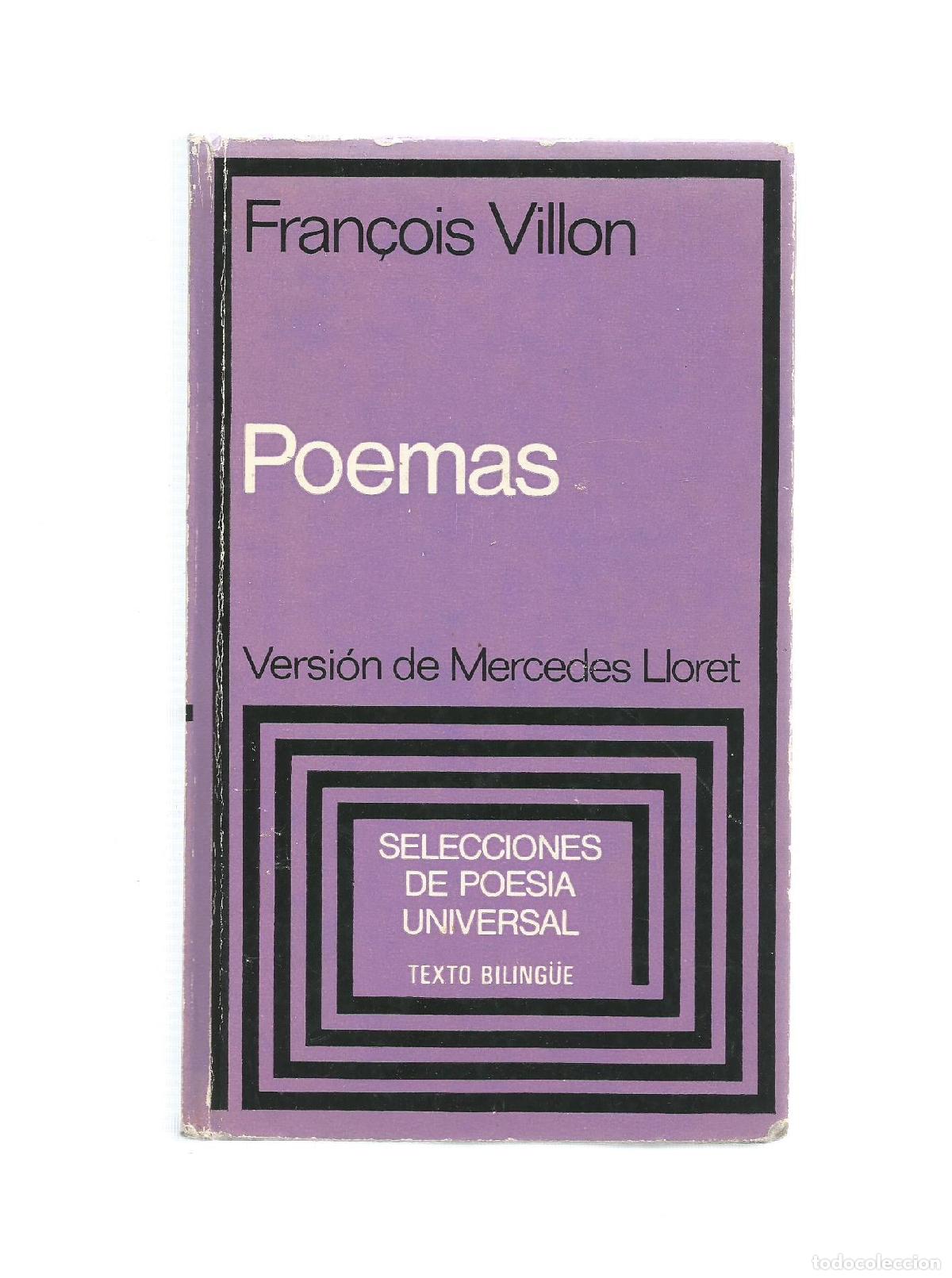 Libros: Poemas. - VILLON, Fran&ccedil;ois: - Foto 1