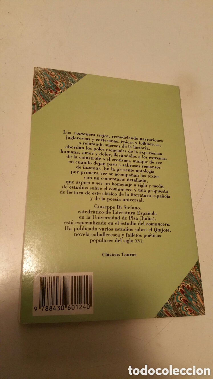 Libros: Romancero. Giuseppe di Stefano, ediciones Taurus, 1993 - Foto 3