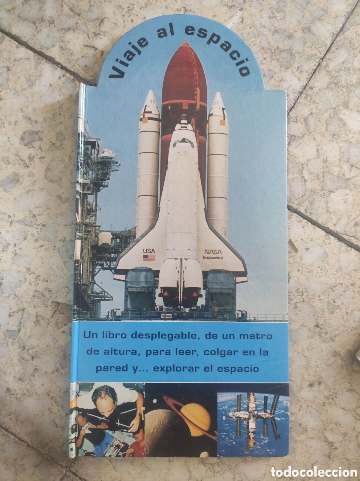 Libros: VIAJE AL ESPACIO LIBRO DESPLEGABLE. MONTENA 1998 - Foto 1