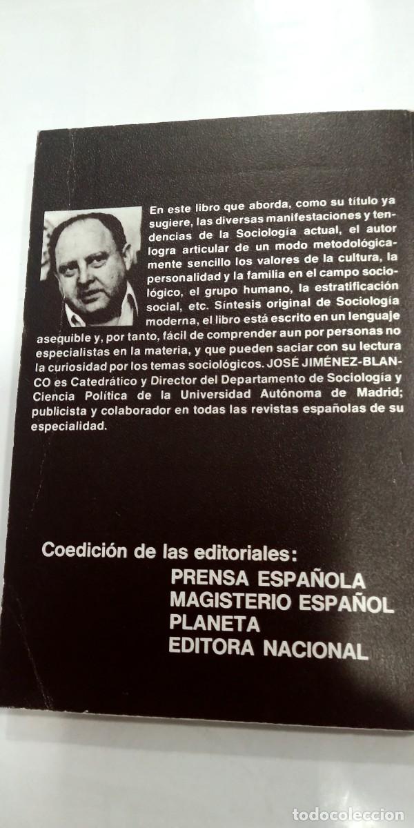 Libros: Introducci&oacute;n a la sociolog&iacute;a Jos&eacute; Jim&eacute;nez-Blanco - Foto 2