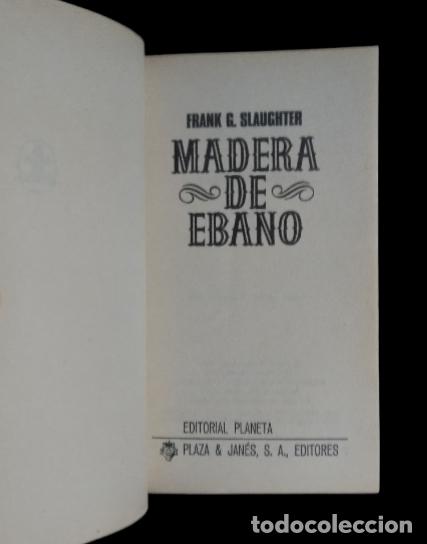 Libros: MADERA DE EBANO / SLAUGHTER. NUEVO. - Foto 3