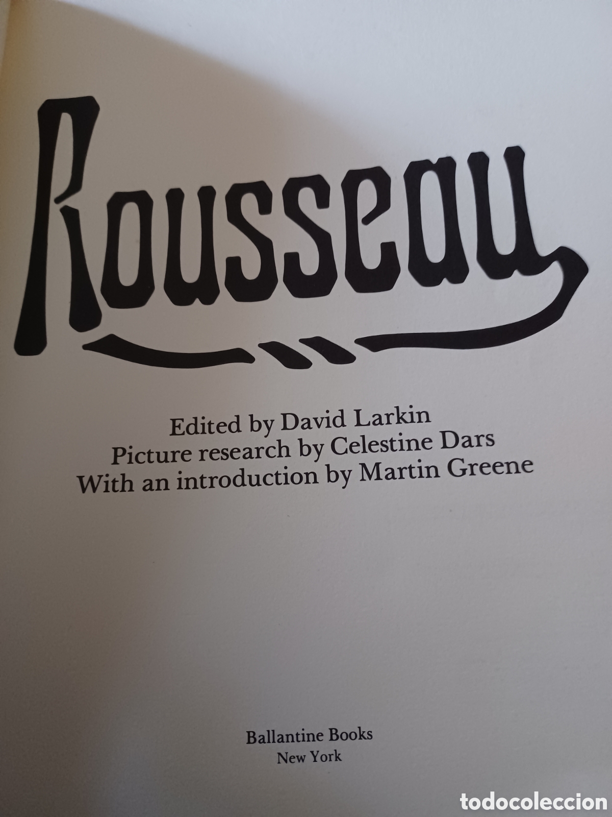Libros: Barybook 303. Rousseau David Larkin Ballantine Book - Foto 2