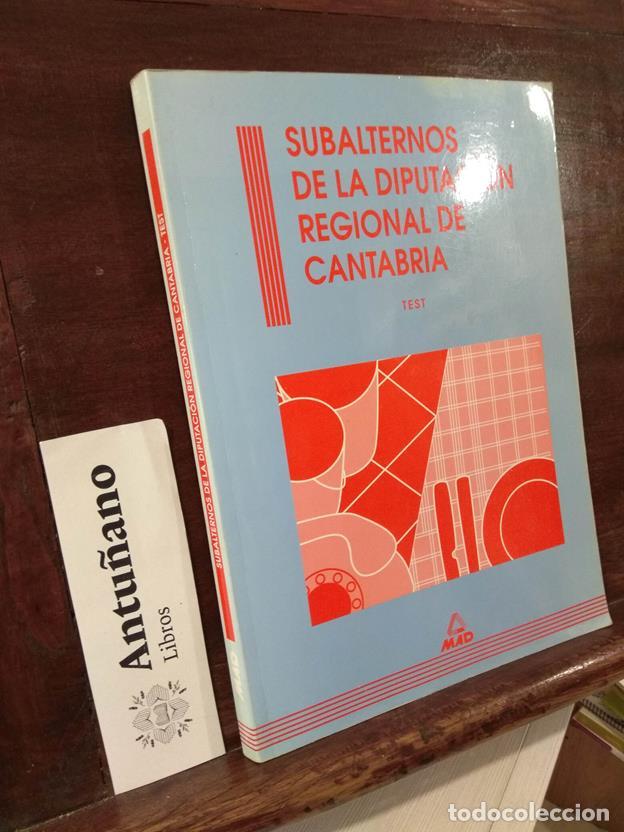 Libros: Subalternos de la Diputaci&oacute;n Regional de Cantabria - Test - Foto 1
