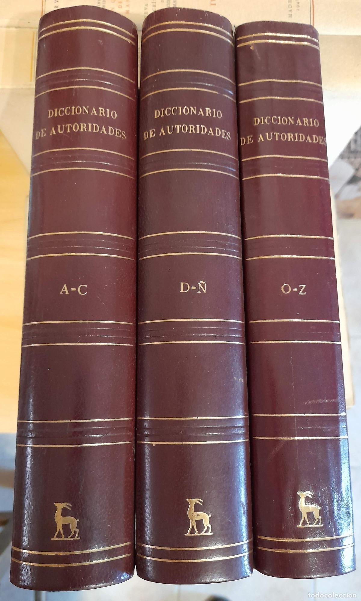 Diccionario de autoridades - Real Academia Española, edición fascimil de  1726-1736. Editorial Gredos