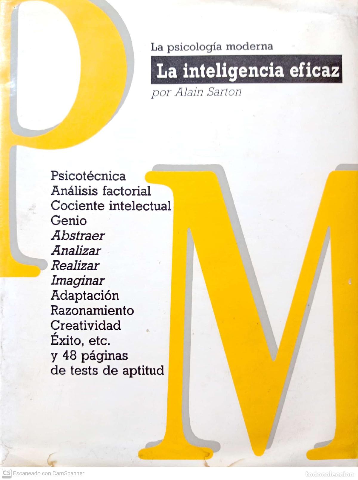 Libros: La inteligencia eficaz - Alain Sarton - Foto 1