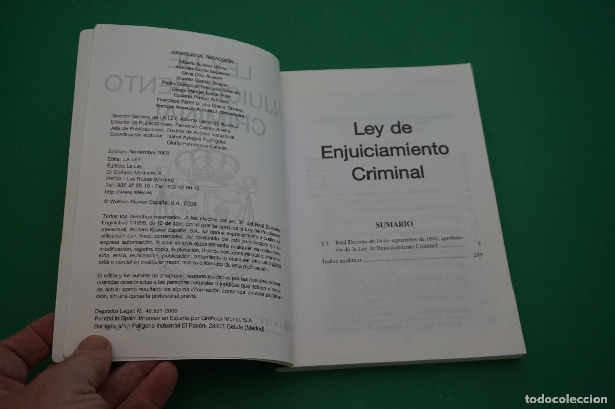 Libros: AMF-28C/ LEY DE ENJUICIAMIENTO CRIMINAL / LALEY - Foto 3