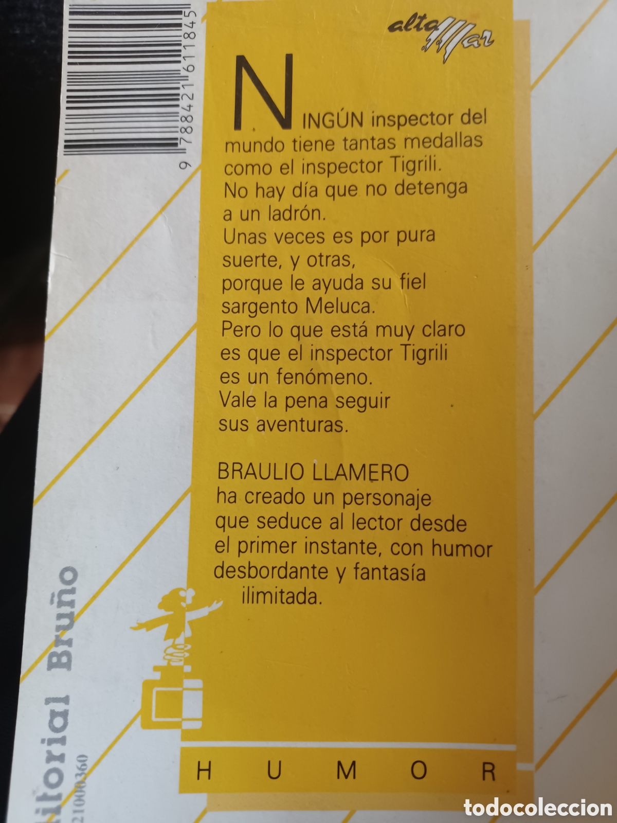 Libros: Barybook 187 El inspector tigrilli Braulio llamero Bru&ntilde;o - Foto 2