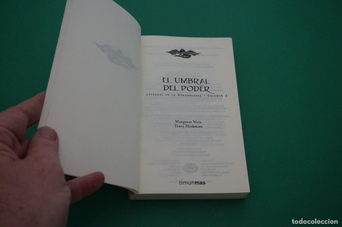 Libros: AMF-28B/ EL UMBRAL DEL PODER - LEYENDAS DE LA DRAGONLANCE - VOLUMEN 3 / TIMUN MAS - Foto 2