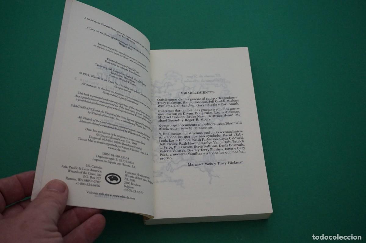 Libros: AMF-28B/ EL UMBRAL DEL PODER - LEYENDAS DE LA DRAGONLANCE - VOLUMEN 3 / TIMUN MAS - Foto 4