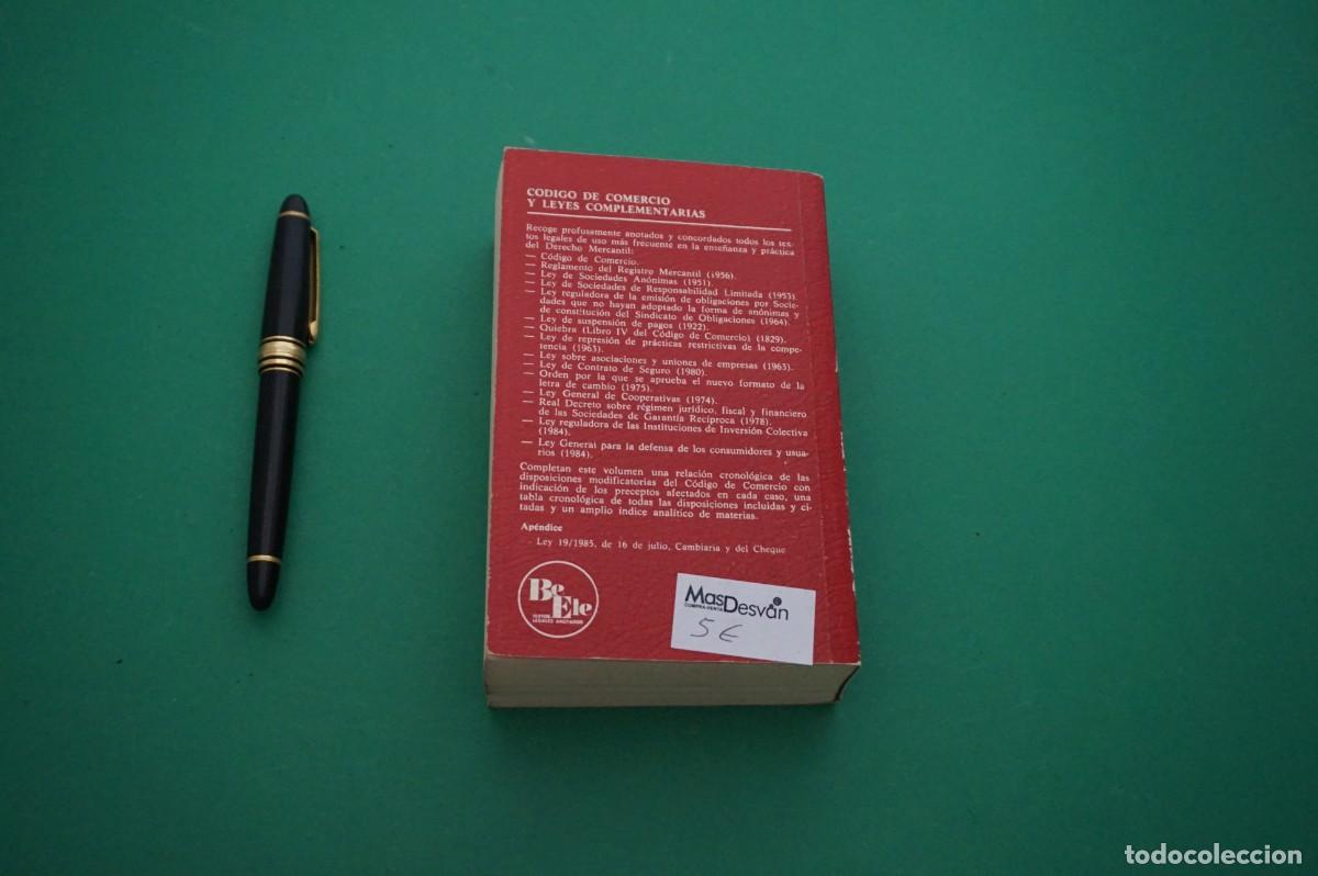 Libros: AMF-28B/ CODIGO DE COMERCIO Y LEYES COMPLEMENTARIAS - EDITORIAL CIVITAS - Foto 6