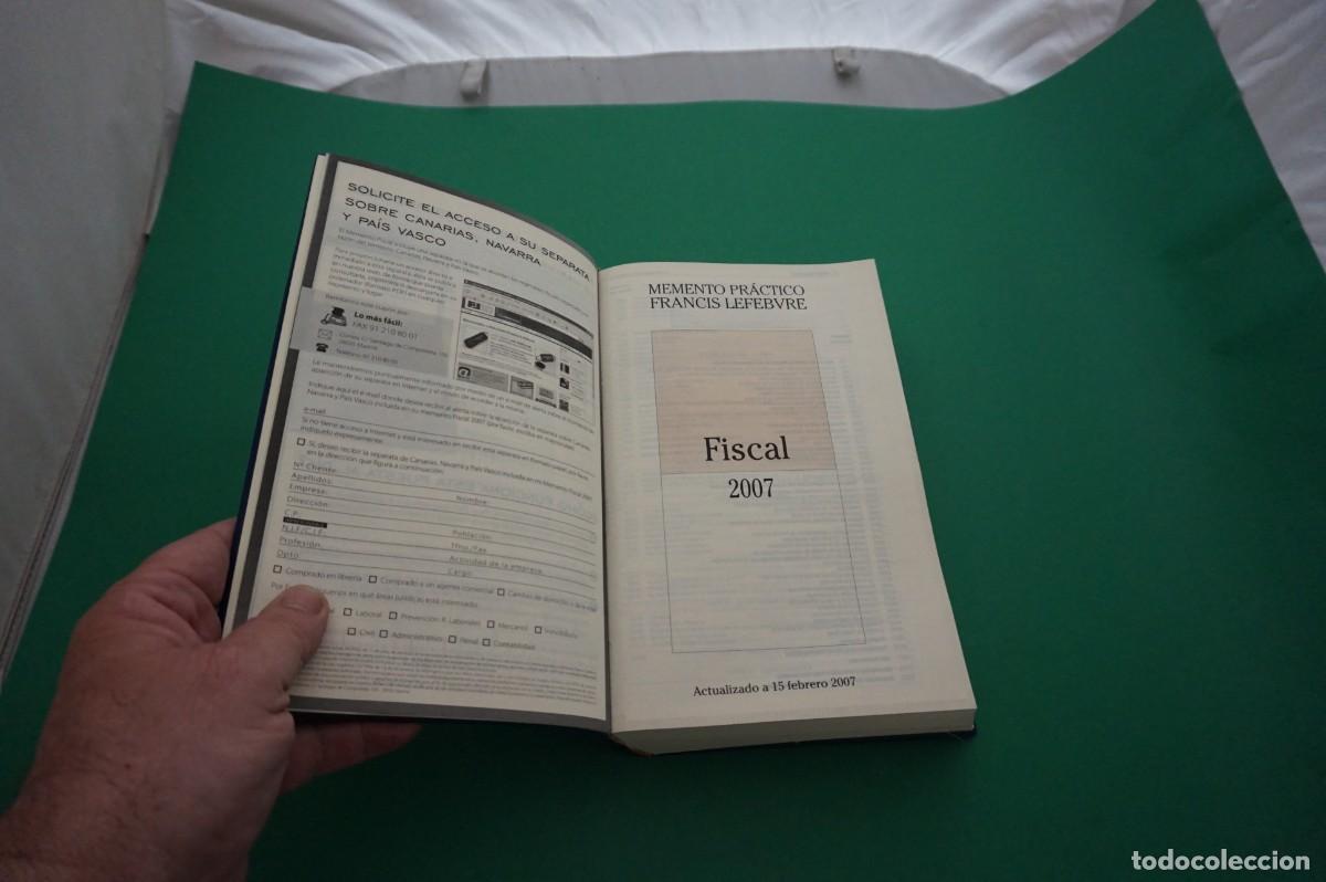 Libros: AMF-28E/ MEMENTO PRACTICO - FRANCIS LEFEBVRE - FISCAL 2007 - Foto 2