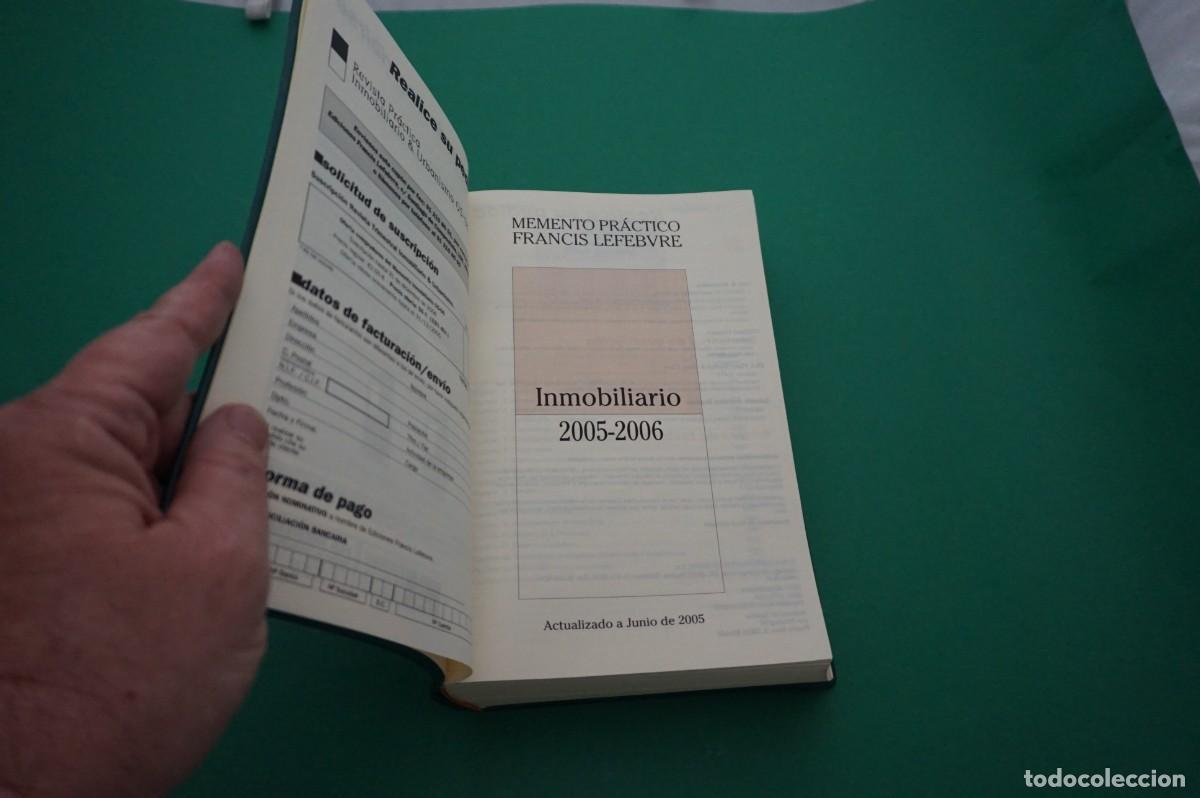 Libros: AMF-28E/ MEMENTO PRACTICO - FRANCIS LEFEBVRE - INMOBILIARIO 2005-2006 - Foto 2