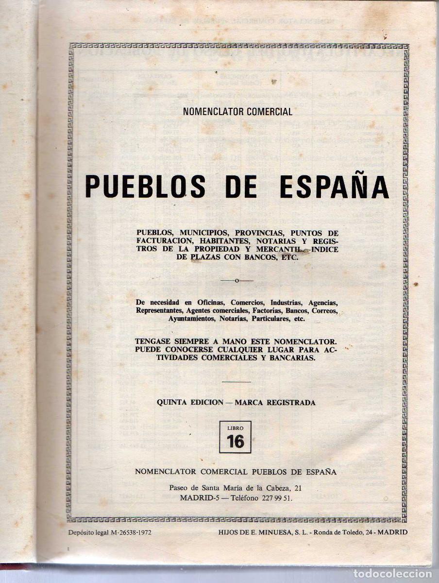 Libros: PUEBLOS DE ESPA&Ntilde;A 1972 - Foto 2