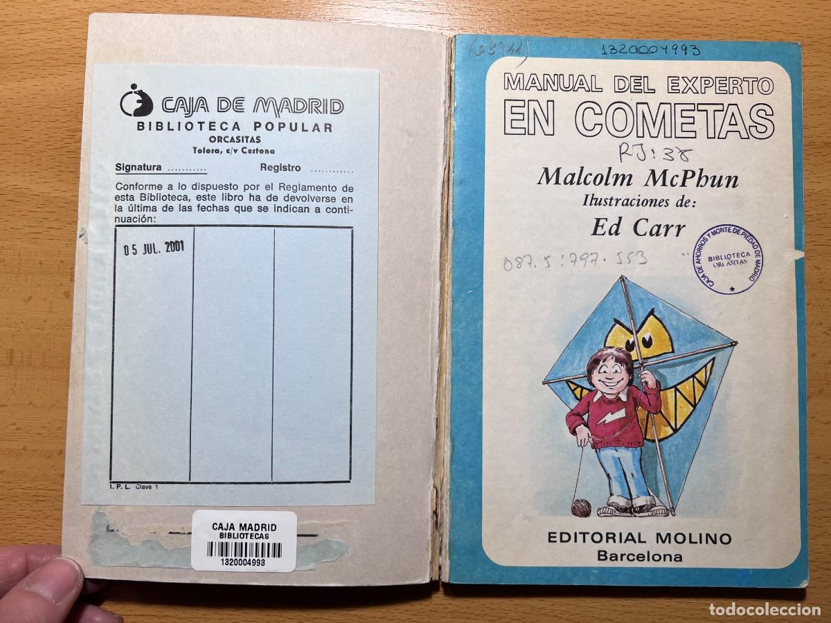 Libros: MANUAL DEL EXPERTO EN COMETAS - MALCOLM MCPHUN Y ED CARR - EDITORIAL MOLINO 1981 - Foto 2