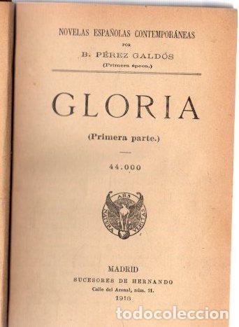Libros: Gloria (Primera parte) - P&eacute;rez Gald&oacute;s, B. - Foto 1