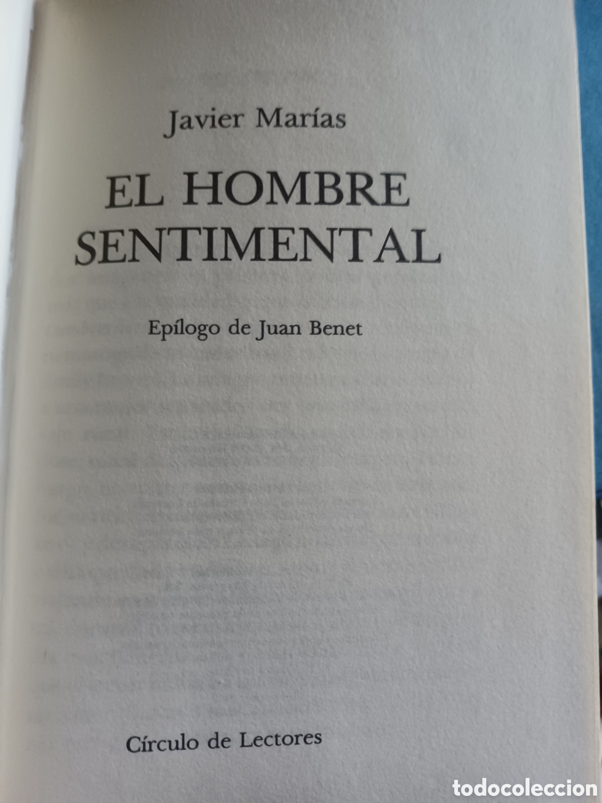 Libros: Barybook 189. El hombre sentimental Javier Mar&iacute;as - Foto 2