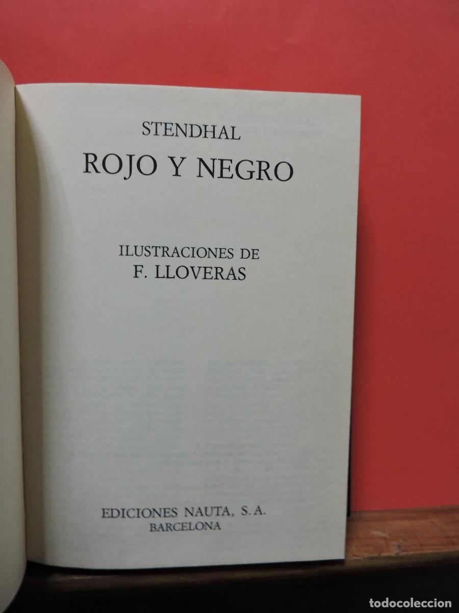 Libros: Rojo y negro. Stendhal. Ed. Nauta. Barcelona. 1972 - Foto 2