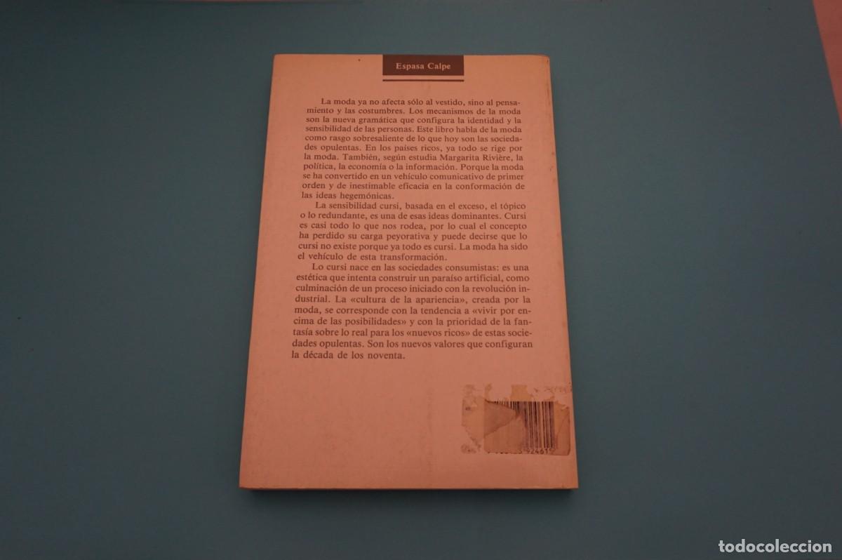 Libros: M1F/ LO CURSI Y EL PODER DE LA MODA - MARGARITA RIVIERE / ESPASA CALPE - Foto 6