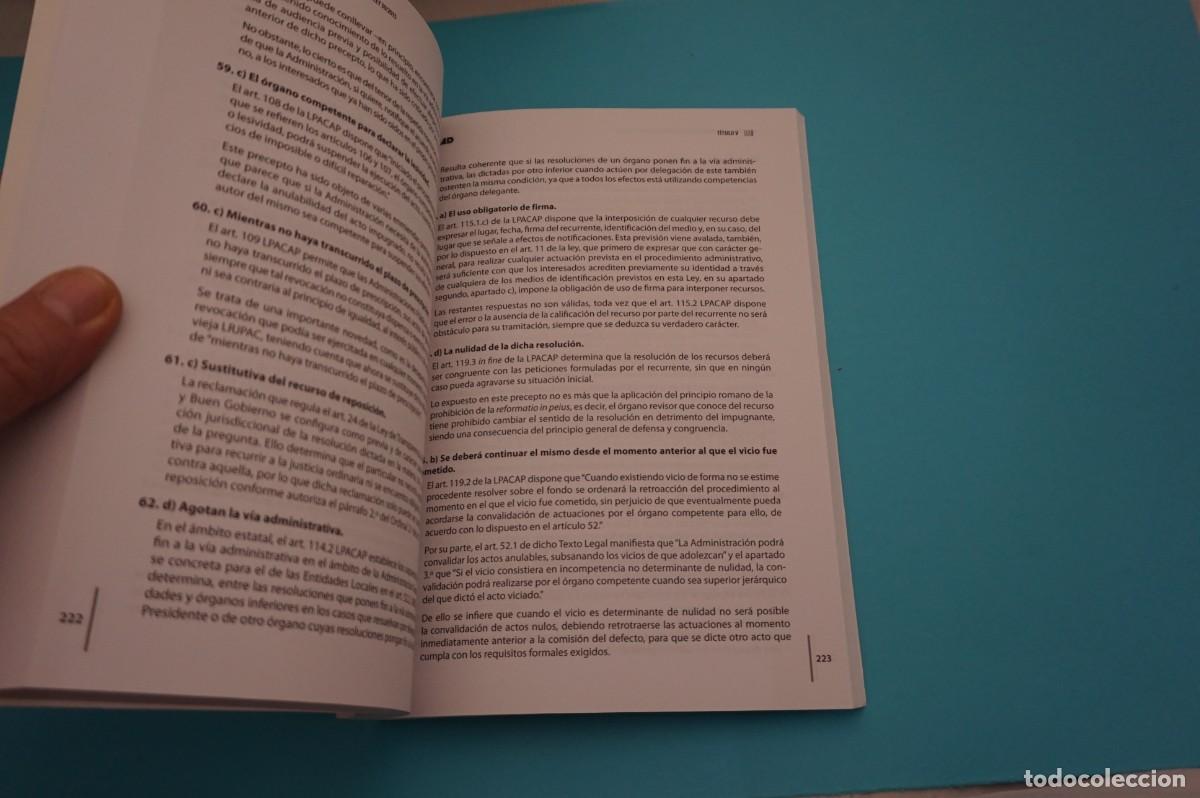 Libros: M1F/ TEST COMENTADOS PARA OPOSICIONES DE LA LEY 39/2015 / EDITORIAL DEL OPOSITOR - Foto 3
