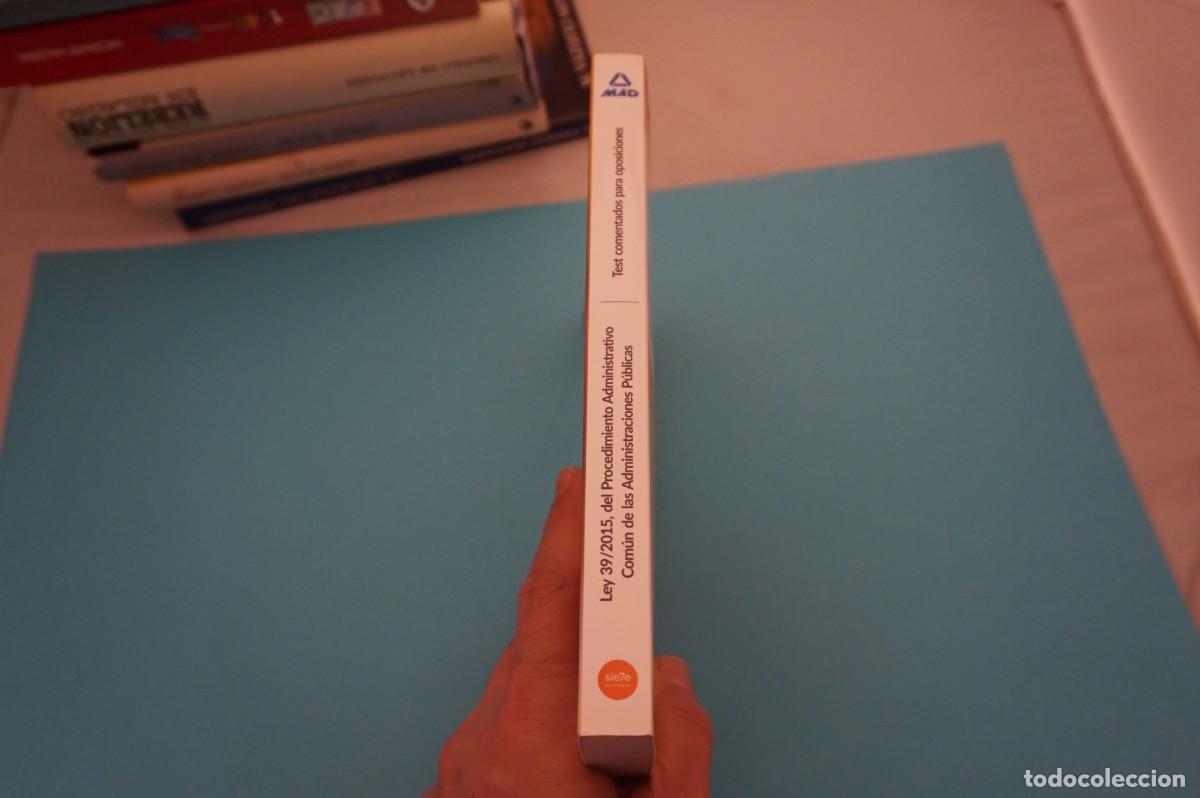 Libros: M1F/ TEST COMENTADOS PARA OPOSICIONES DE LA LEY 39/2015 / EDITORIAL DEL OPOSITOR - Foto 7