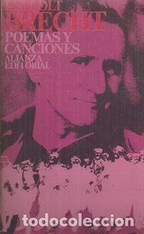 Libros: POEMAS Y CANCIONES - BRECHT, BERTOLT - Foto 1