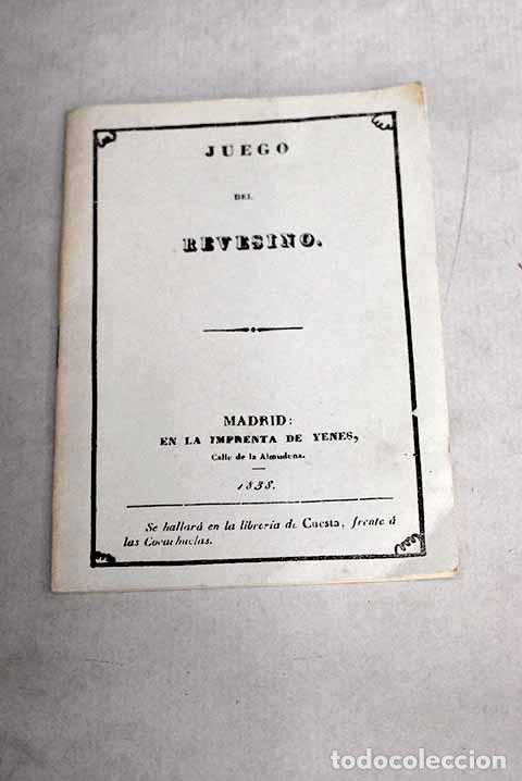 Libros: Juego del revesino - Foto 1