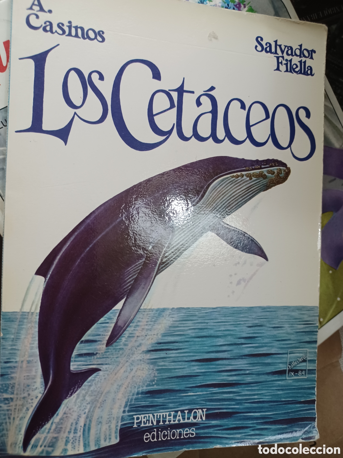 Livres: Barybook 189 Los cet&aacute;ceos A.Casinos Salvador Filella p&eacute;nthalon