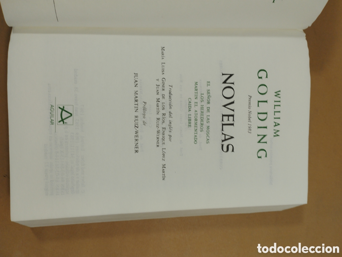 Libros: William Golding. El se&ntilde;or de las moscas. Aguilar. - Foto 3