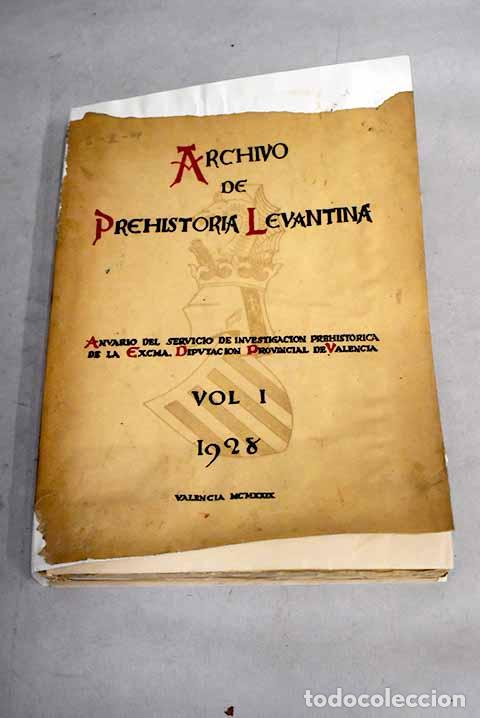 Libros: Archivo de Prehistoria Levantina - Foto 1