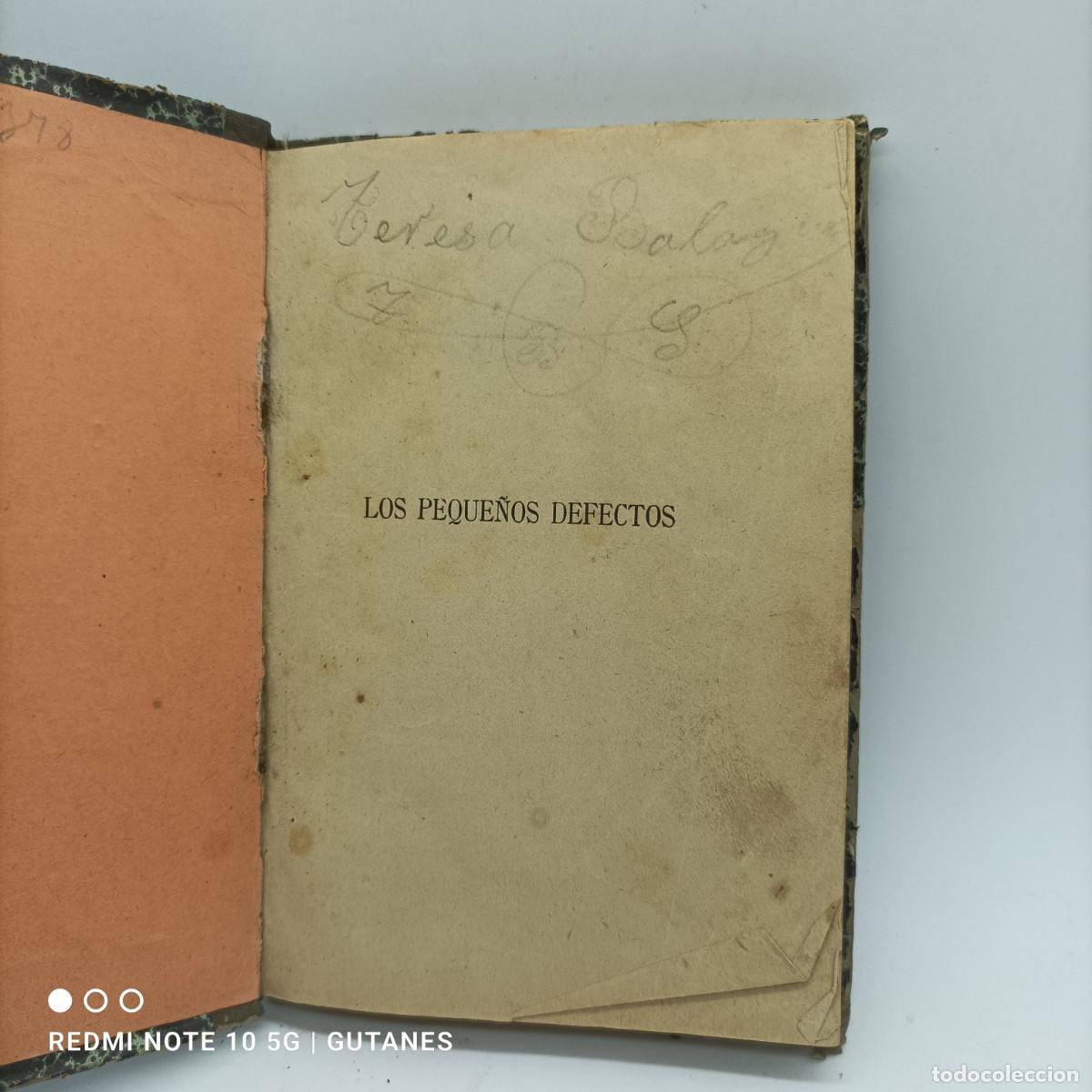 Libros: LOS PEQUE&Ntilde;OS DEFECTOS- MARIA CARBONELL Y SANCHEZ - Foto 3