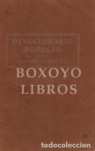 Libros: VILLARINO, Remigio. Devocionario popular - Foto 1