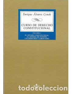 books: CURSO DE DERECHO CONSTITUCIONAL Vol&uacute;men I - &Aacute;lvarez Conde