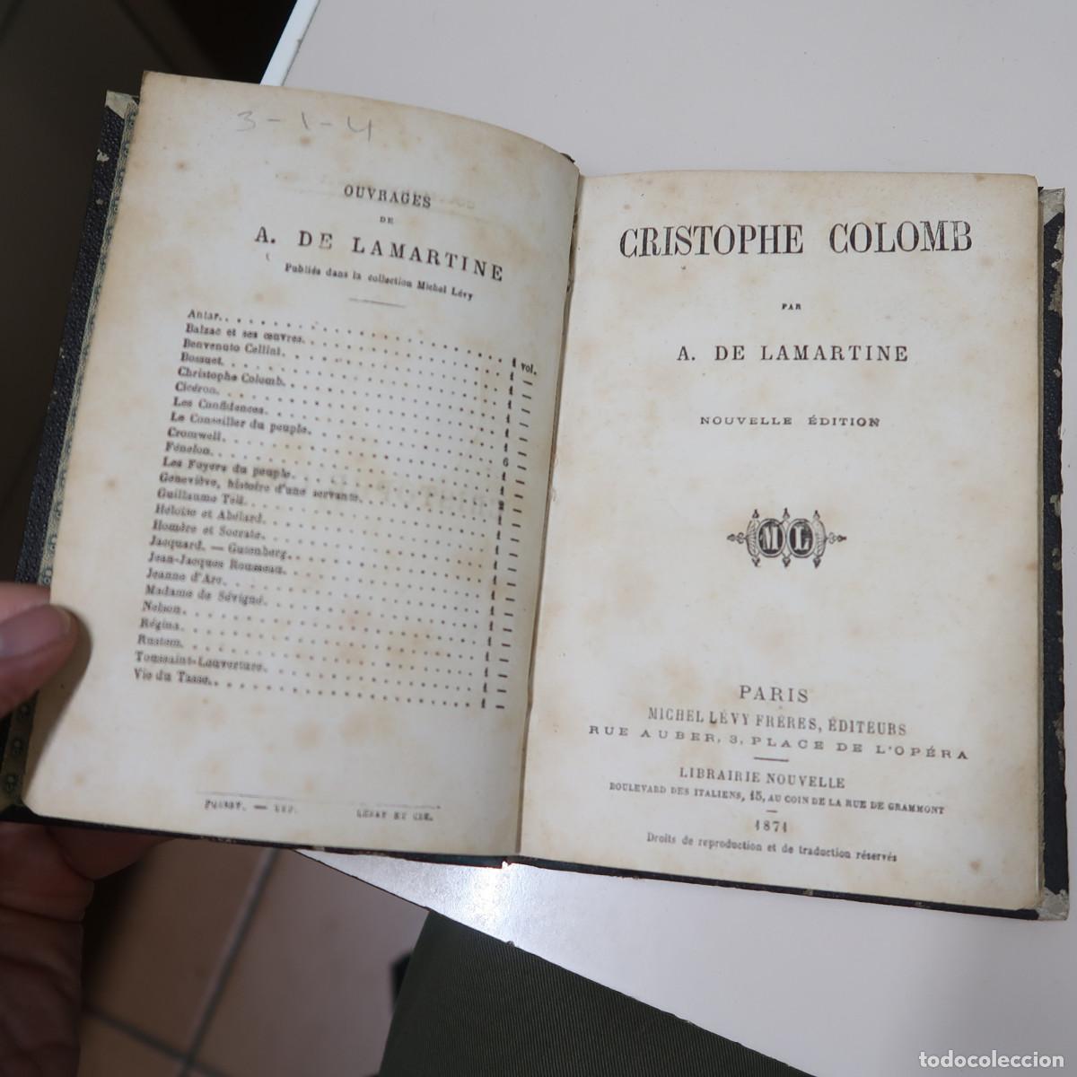 Libros: CRISTOPHE COLOMB - DE LAMARTINE, ALFONSO - Foto 1