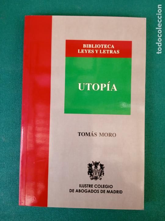 Libros: UTOPIA - TOMAS MORO - BIBLIOTECA LEYES Y LETRAS - Foto 1