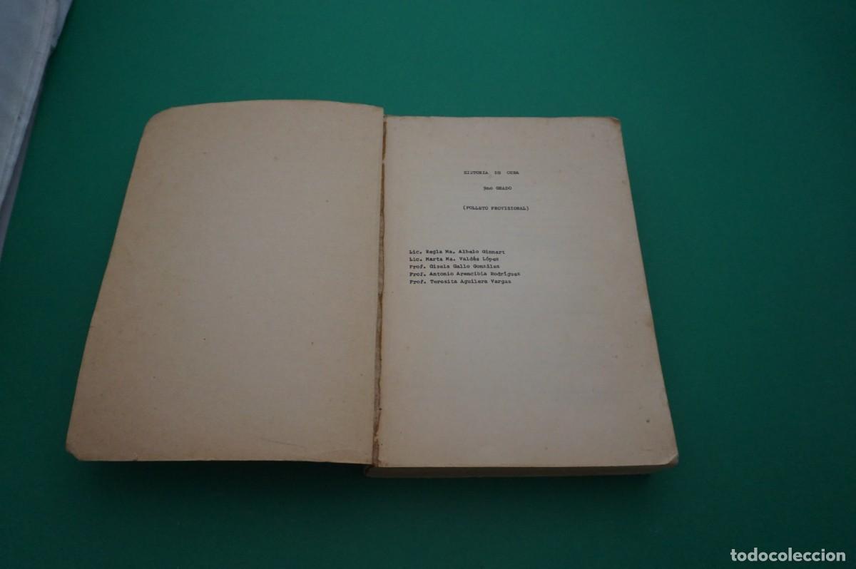 Libros: AMF-29C/ HISTORIA DE CUBA - NOVENO GRADO - Foto 2