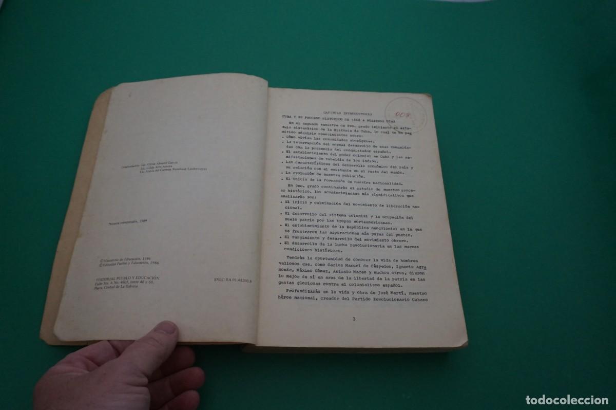 Libros: AMF-29C/ HISTORIA DE CUBA - NOVENO GRADO - Foto 3