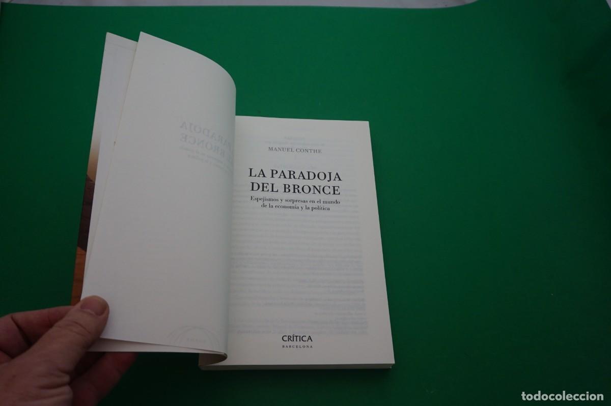 Libros: AMF-29C/ LA PARADOJA DEL BRONCE - MANUEL CONTHE / CRITICA - Foto 2