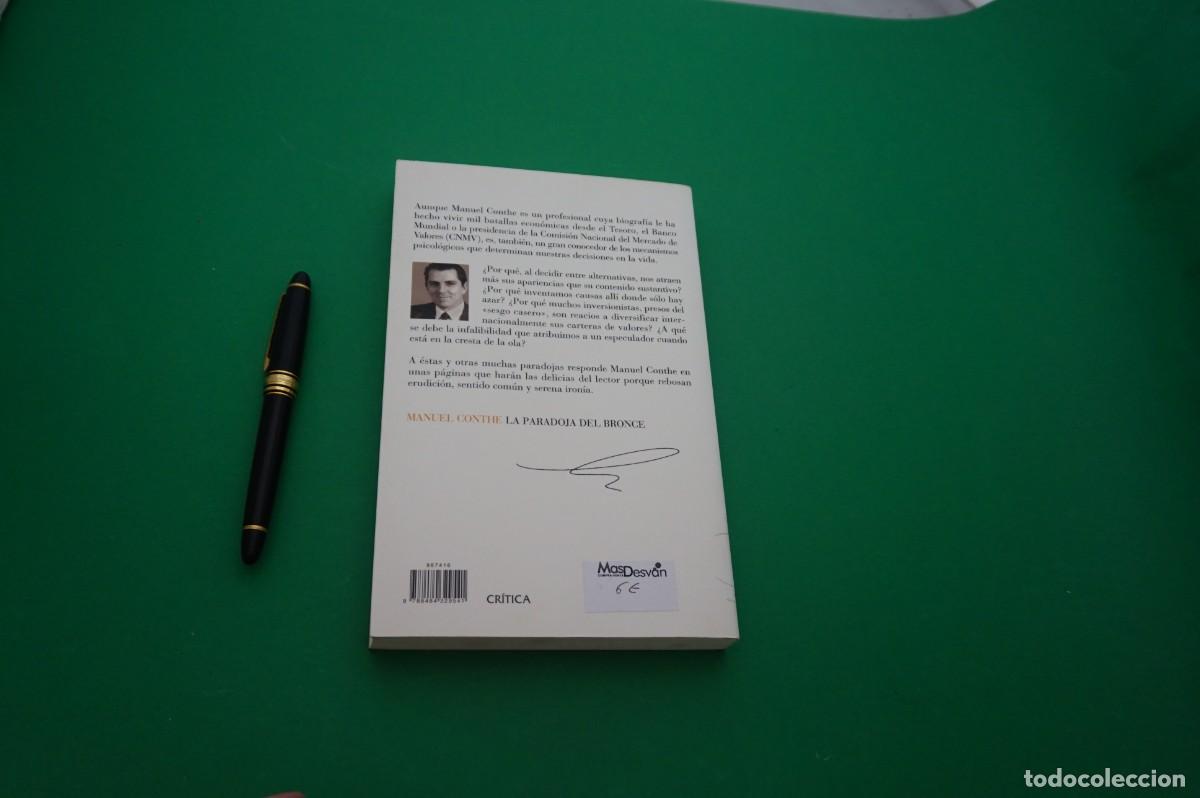 Libros: AMF-29C/ LA PARADOJA DEL BRONCE - MANUEL CONTHE / CRITICA - Foto 5