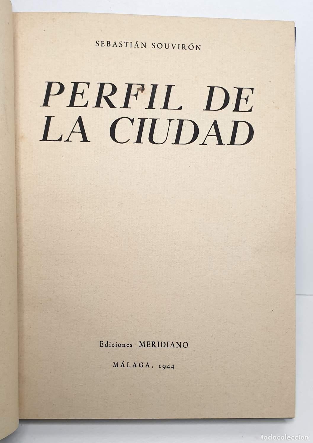 Libros: PERFIL DE LA CIUDAD. - SOUVIR&Oacute;N, Sebasti&aacute;n. - Foto 1