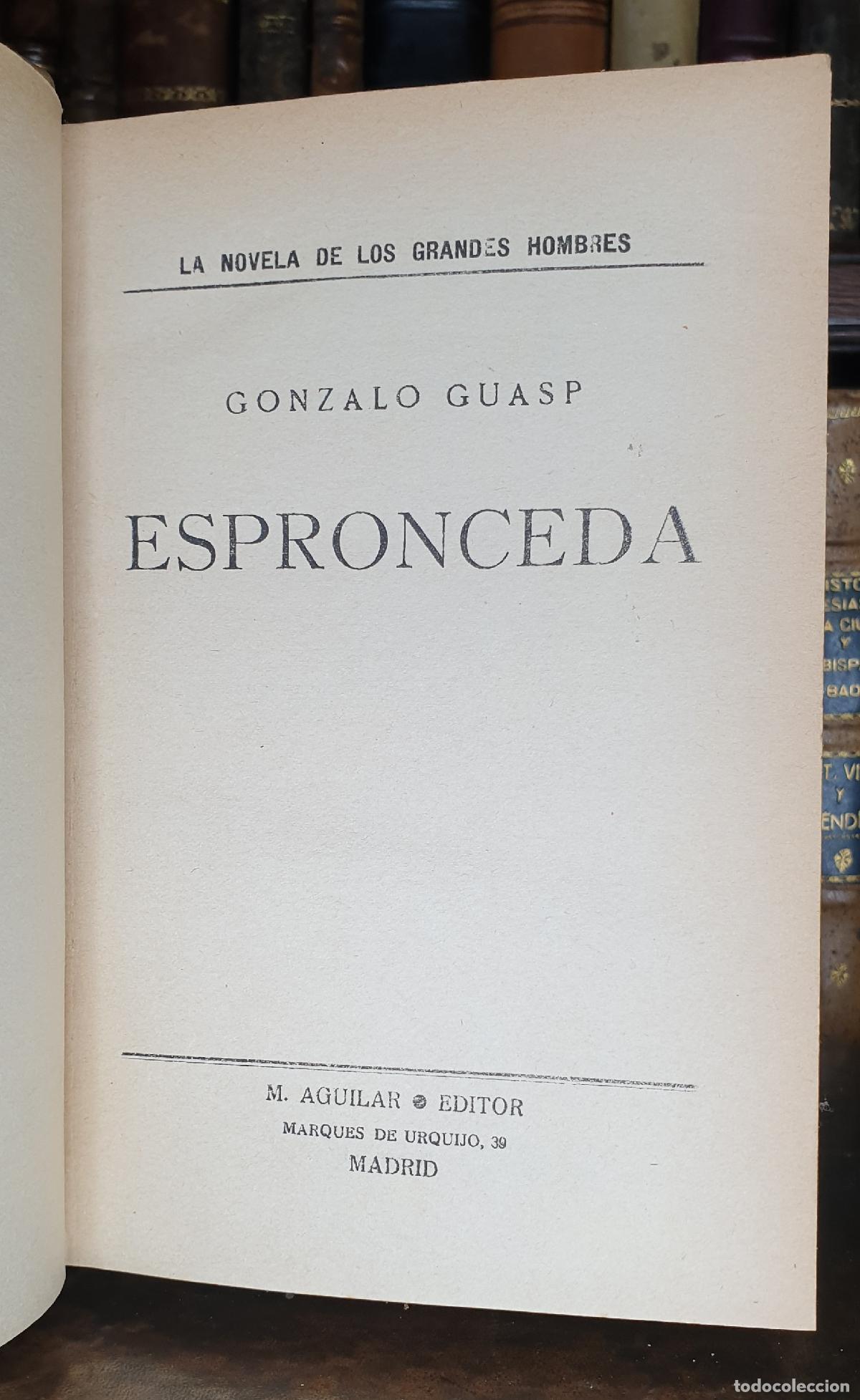 Libros: ESPRONCEDA. - GUASP, Gonzalo. - Foto 1