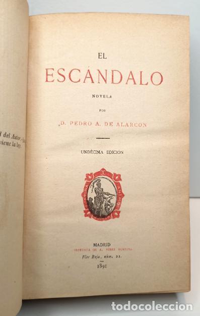 Libros: El Escandalo. - ALARCON, Pedro Antonio de. - Foto 2