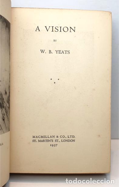 Libros: A VISION. - YEATS, W. B. - Foto 2