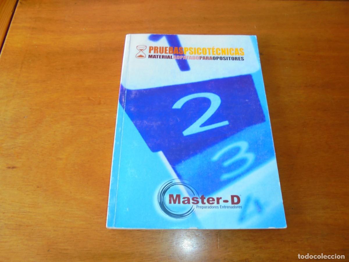 Libros: PRUEBAS PSICOT&Eacute;CNICAS MATERIAL ADAPTADO PARA OPOSITORES. CON SOLUCIONES - Foto 1