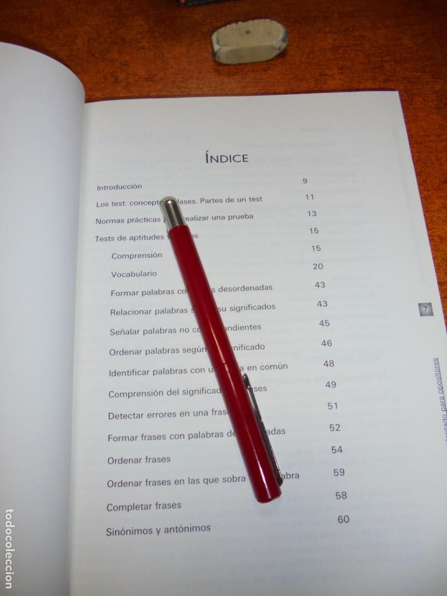 Libros: PRUEBAS PSICOT&Eacute;CNICAS MATERIAL ADAPTADO PARA OPOSITORES. CON SOLUCIONES - Foto 2